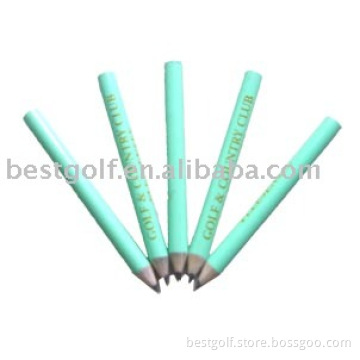 golf wooden scoring pencil